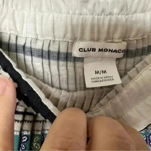 NWT Club Monaco Pleated Print Mini Skirt - Picture 5 of 8
